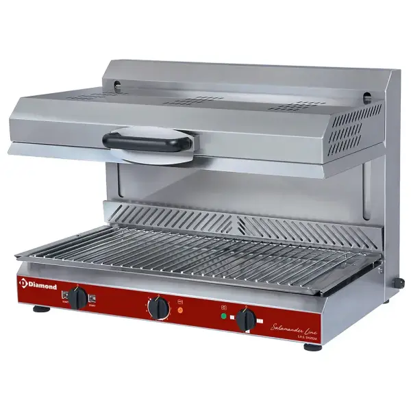 Vitroceramische salamander, mobiele bovenkant, 3 vuren - Main Image