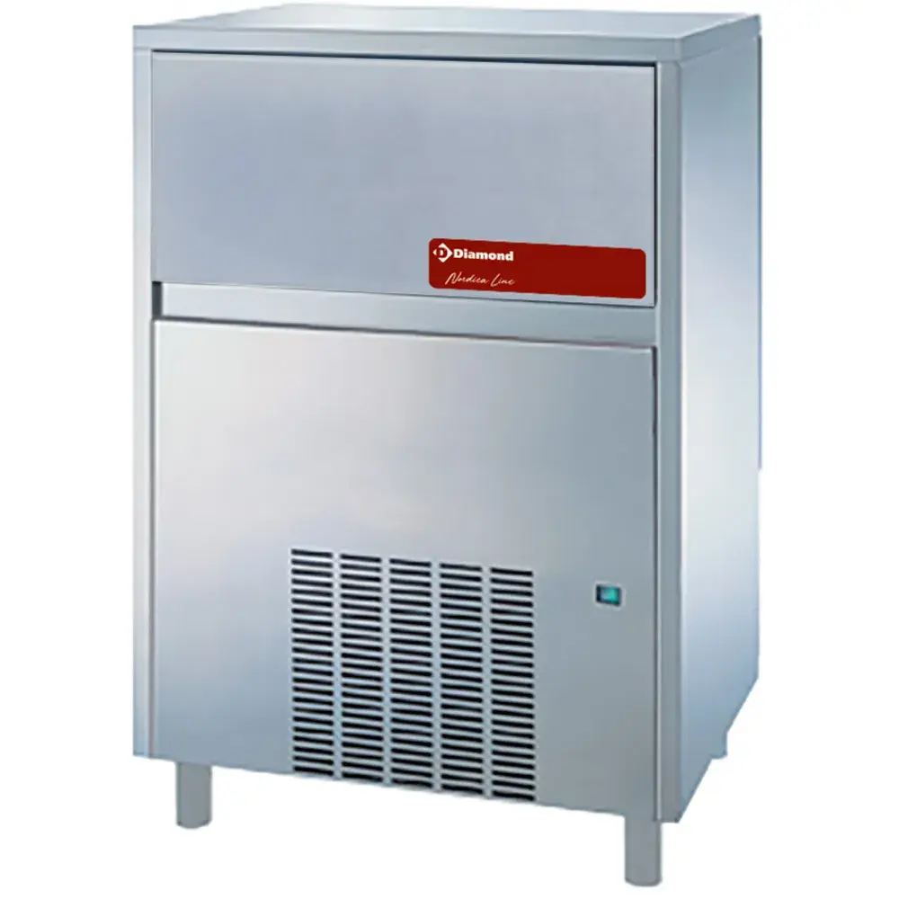 Vlakke ijsblokjesmachine 105 kg, met reserve - LUCHT - Main Image