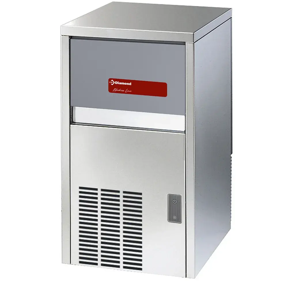 Volle ijsblokjesmachine 29 kg, met reserve - WATER - Main Image