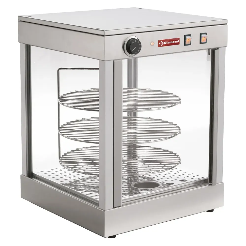 Warme vitrine draaiend D.380 mm - Main Image