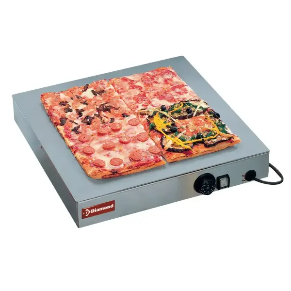 Warmhoudplaat met oppervlak in RVS. - Main Image