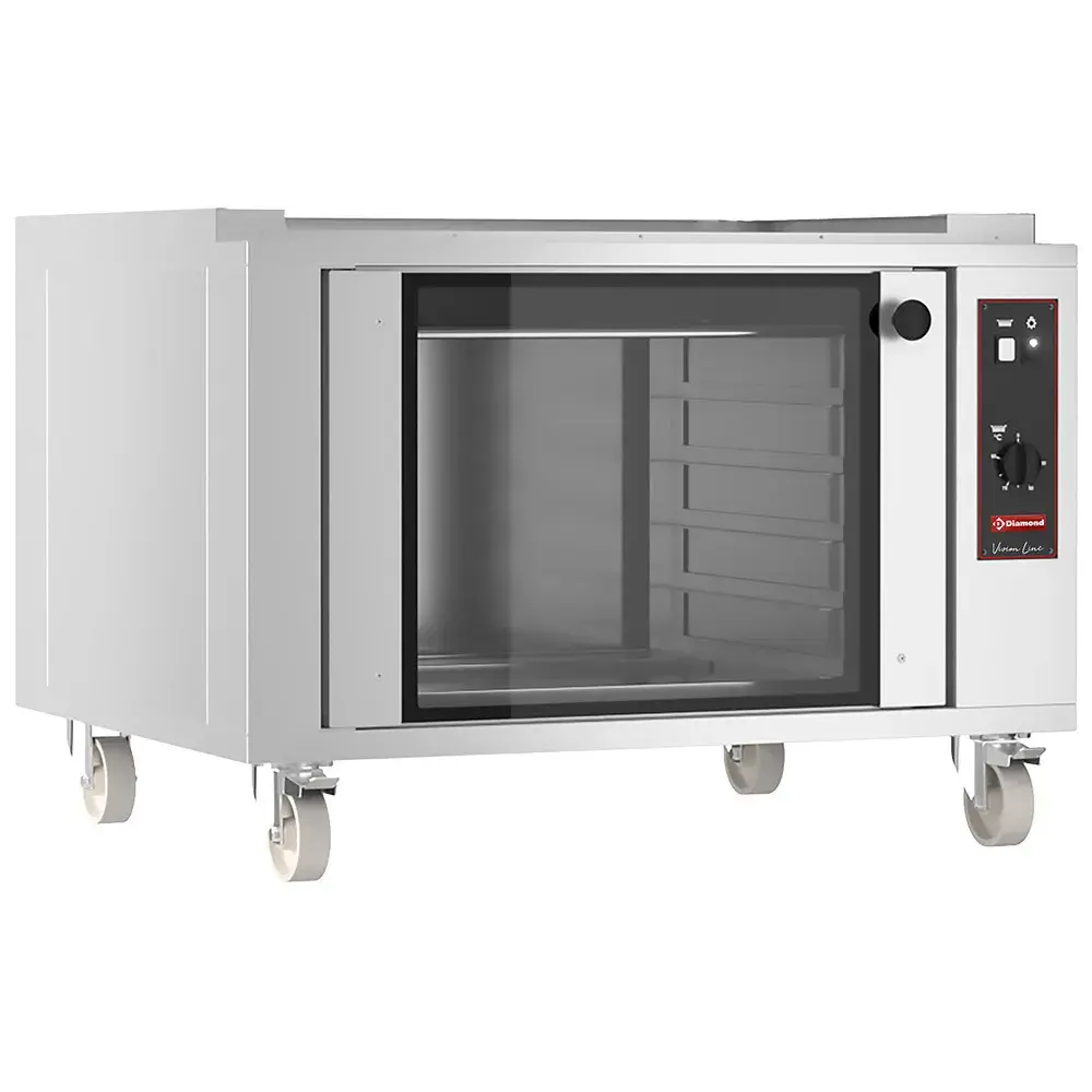 Warmkast MET luchtbevochtiger, voor elektrische oven FPE-10/..., op wielen - Main Image
