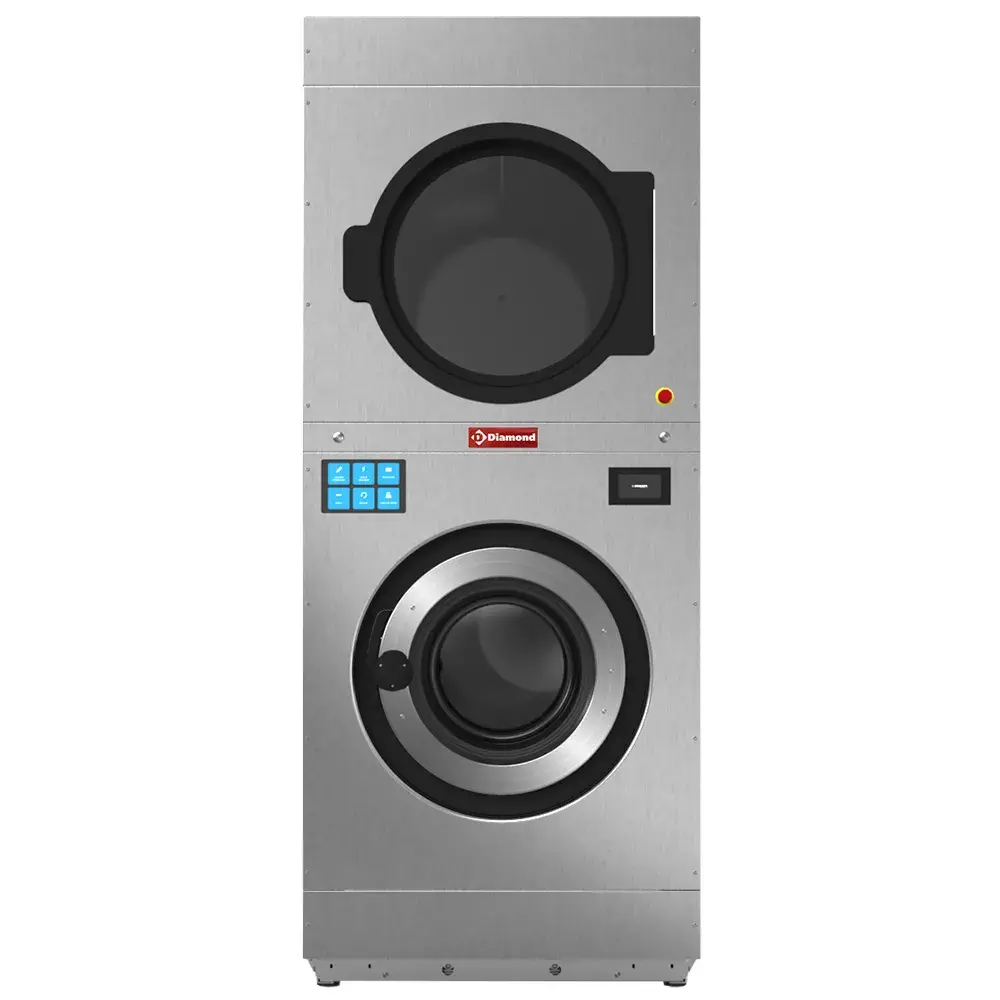 Wasmachine met super centrifuge 18 kg (El) + rotatieve droogkast 18 kg (El) TOUCH SCREEN - Main Image