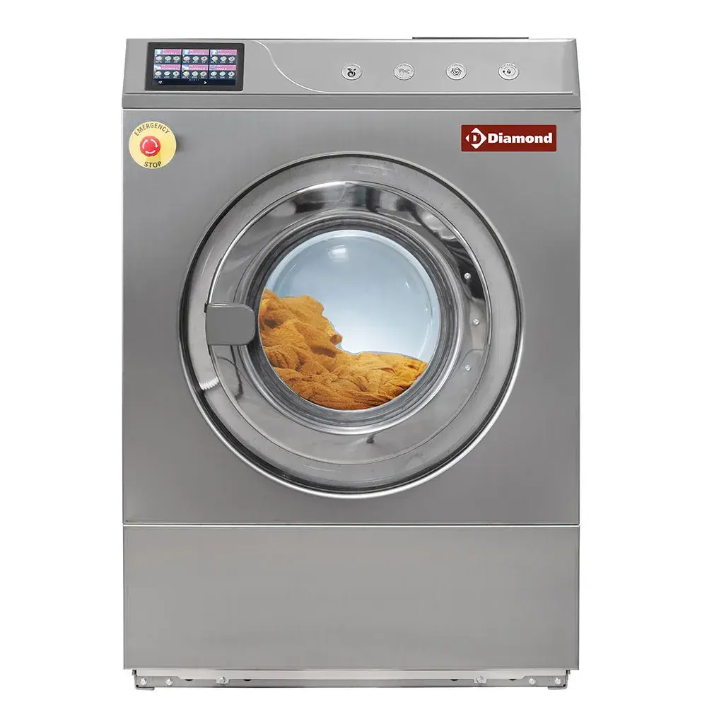 Wasmachine met vloerbevestiging "R.V.S." 11 kg met TOUCH SCREEN - Main Image