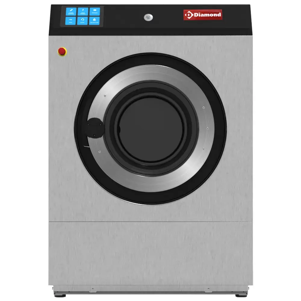 Wasmachine met vloerbevestiging "R.V.S." 14 kg met TOUCH SCREEN - Main Image