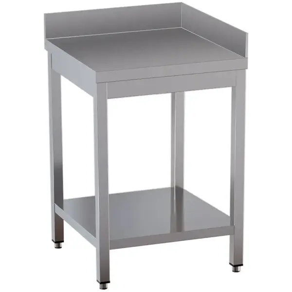 Werktafel 90° met onderlegplank en 2 achteropstanden - Main Image