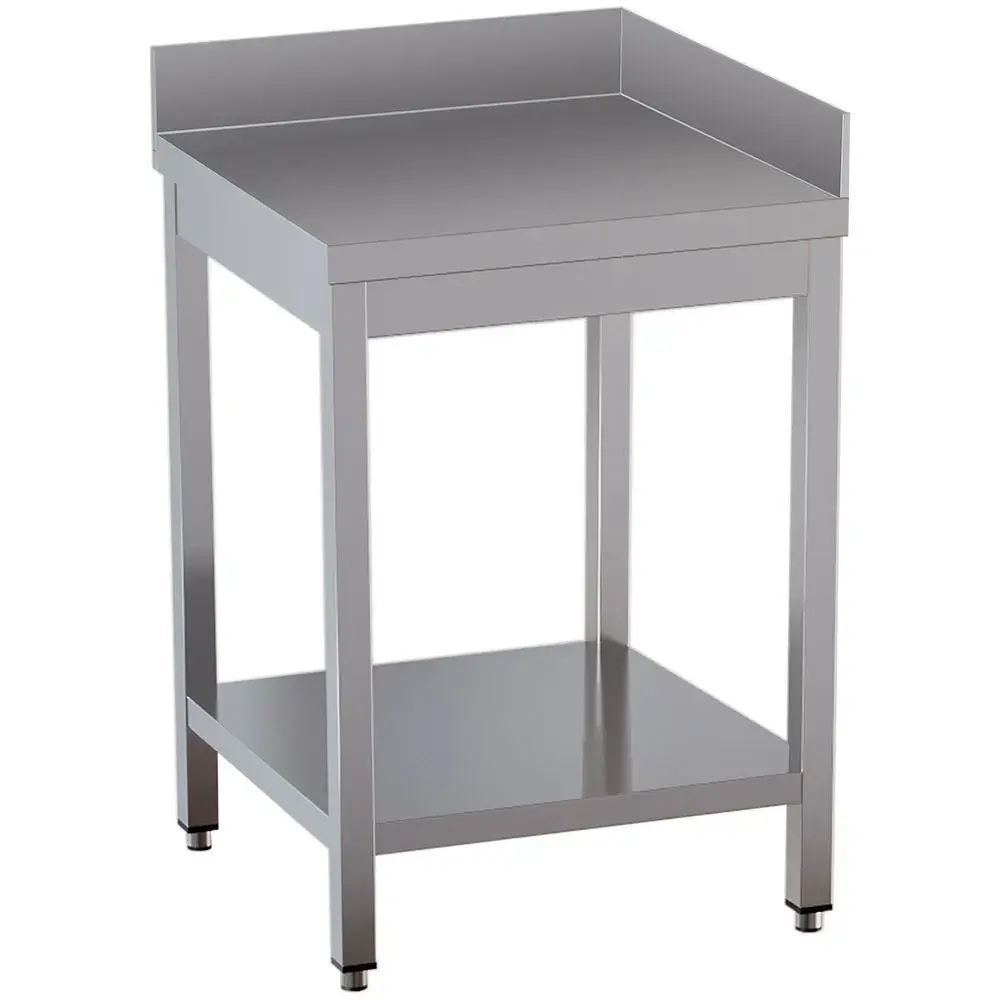 Werktafel 90° met onderlegplank en 2 achteropstanden - Main Image