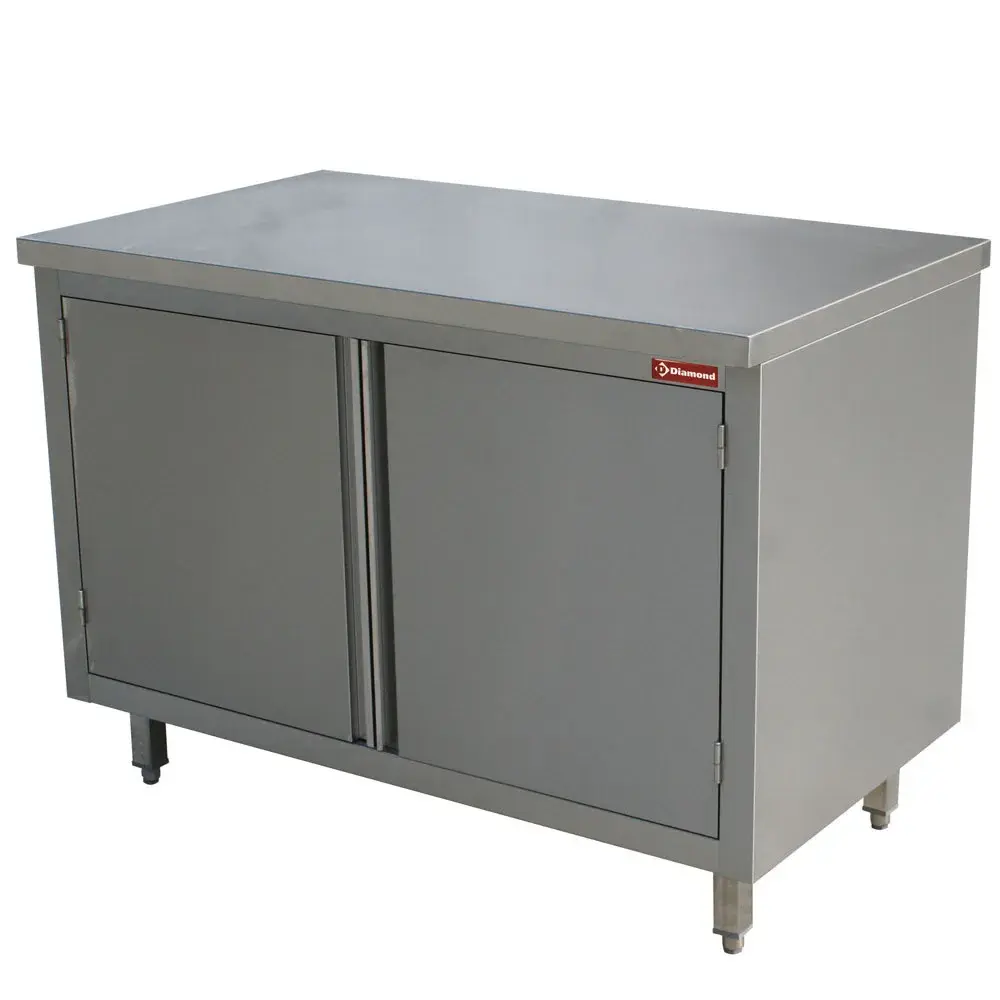 Werktafel op kast met draaideuren - Main Image